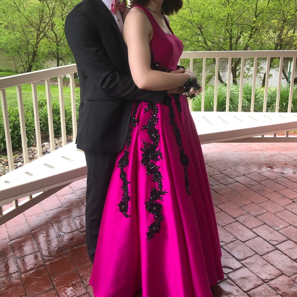 Prom dress pink